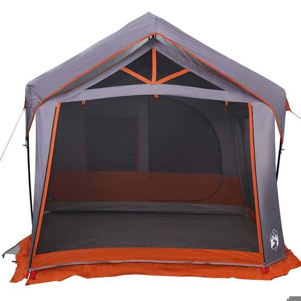 Maison Exclusive - Perheteltta Harmaa ja oranssi 620 x 322 x 240 cm Polyesteri