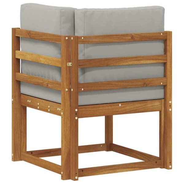 Maison Exclusive - U-formet udendørs sofa i massiv akacietræ