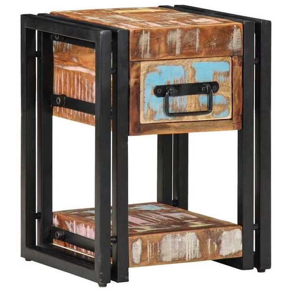 Maison Exclusive - Natbord 30 x 30 x 40 cm Solid Genbrugstræ