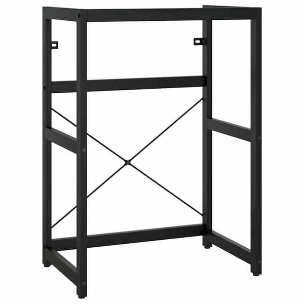 Maison Exclusive - Badeværelsesvaskeramme Sort 59x38x83 cm Jern