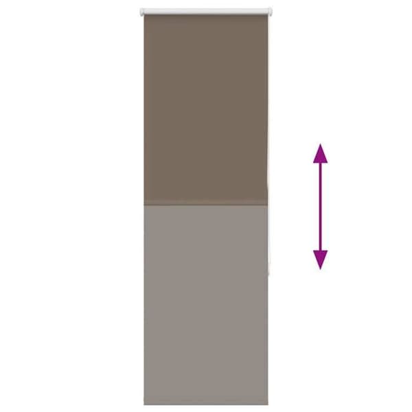 Rullegardin - EKSKLUSIV HUS - 50x175 cm - Mørklæggende - 100% polyester - Kaffe Kaffe