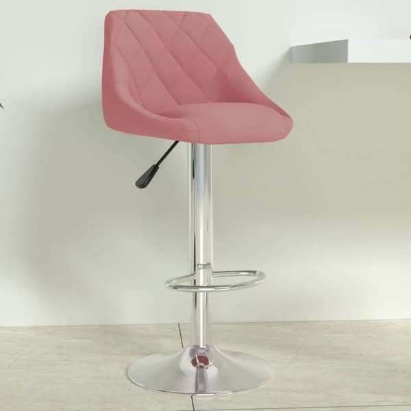 Maison Exclusive - Barstol Rosa Sammet