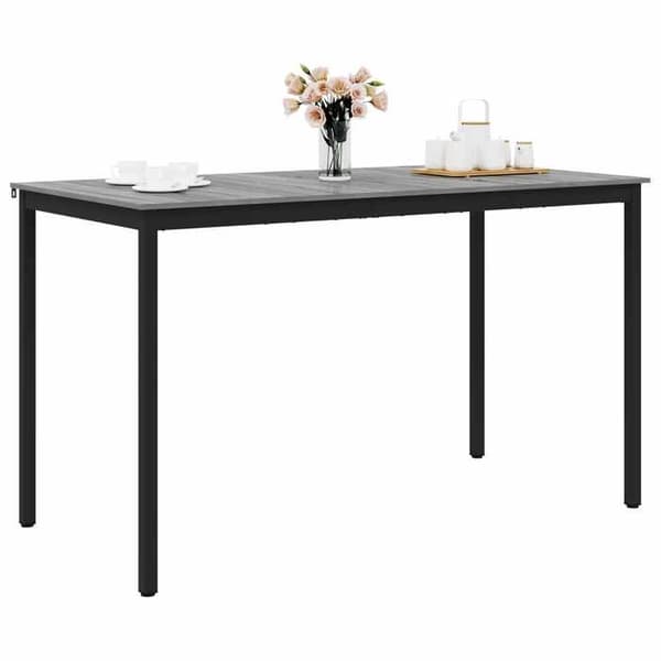 Maison Exclusive - Stående barbord i ingeniørtræ, rektangulær