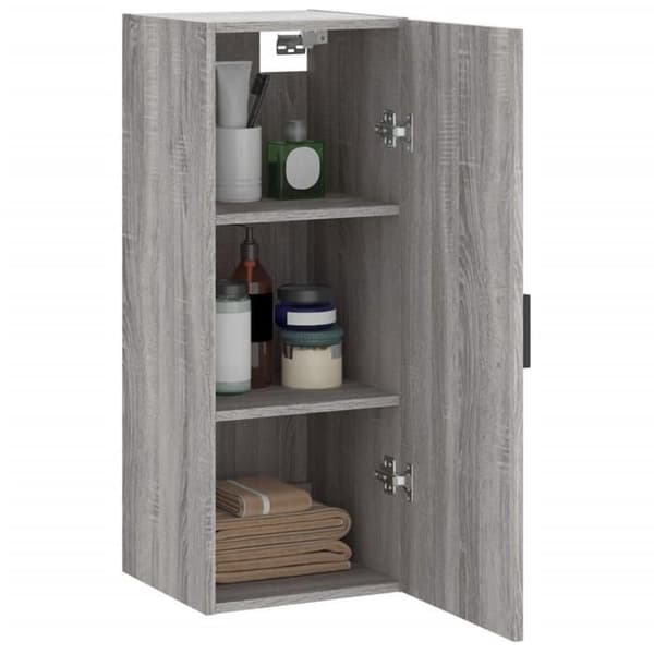 Maison Exclusive - Väggskåp sonoma grå 34,5x34x90 cm