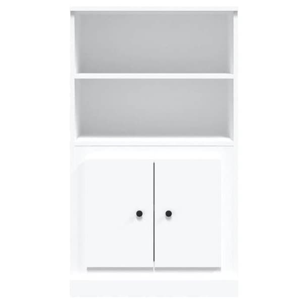 Maison Exclusive - Buffé hög vit 60x35,5x103,5 cm ingenjörsträ