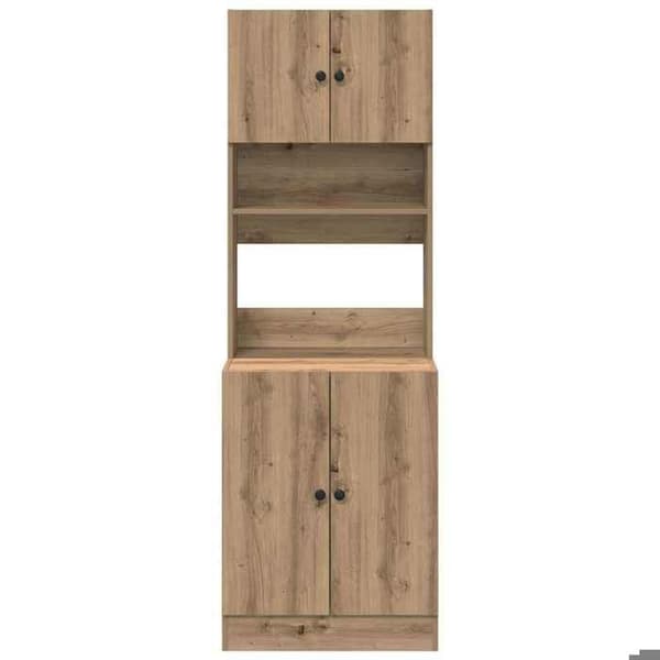 Maison Exclusive - Buffet i håndlavet egetræ 60 x 50 x 180 cm