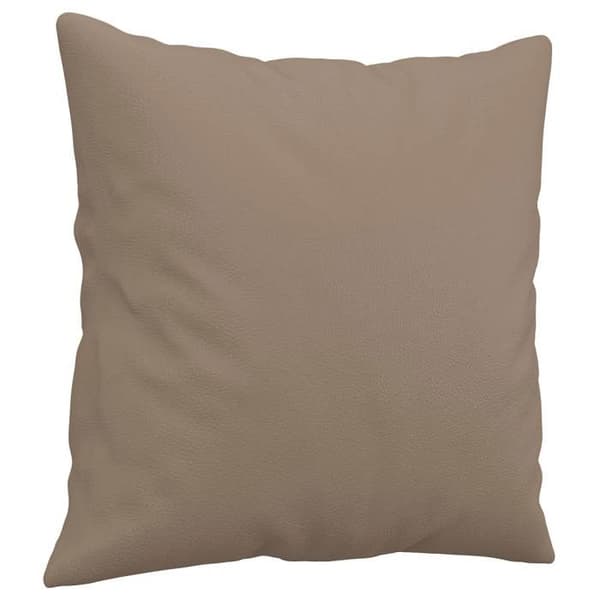 Maison Exclusive - Sæt af 2 sofaer med cappuccino puder i kunstlæder