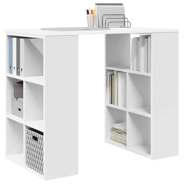 Maison Exclusive - Kontor Vit Ingenjörsträ 90 x 50 x 75 cm Vit
