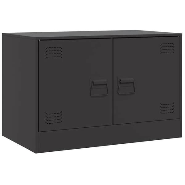Maison Exclusive - TV-møbler 2 stk sort 67x39x44 cm stål