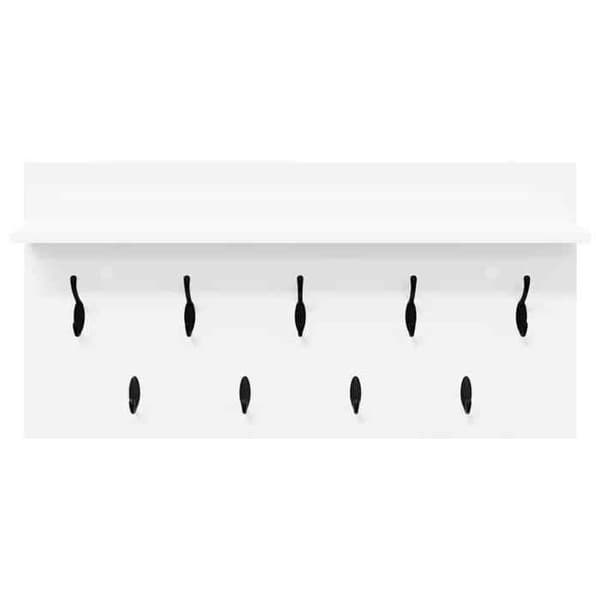 Maison Exclusive - Väggmonterad klädhängare Vit 80 x 40 x 12 cm Vit
