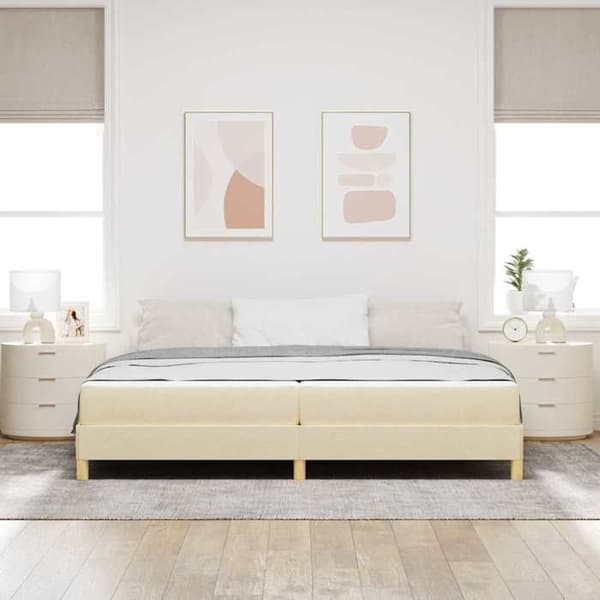 Maison Exclusive - Jousipatja Crème 200 x 200 cm kankaalla Grädde