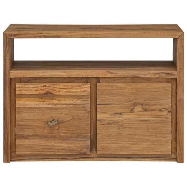 Buffet - Eksklusiv Hus - Massiv Teak - 2 døre & åben sektion - 80 x 30 x 60 cm