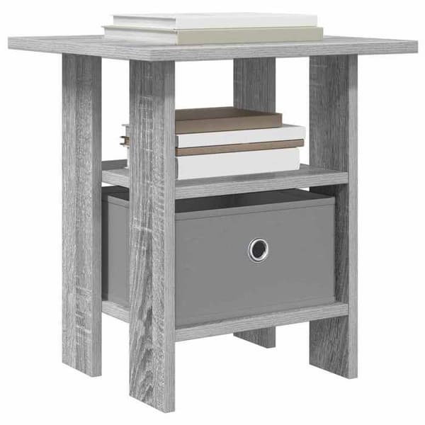 Maison Exclusive - Natbord 2 stk Grå Sonoma 41 x 40 x 45 cm