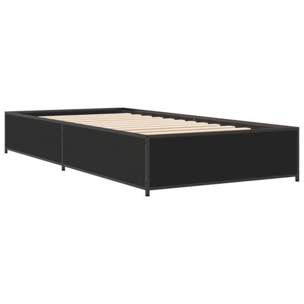 Maison Exclusive - Sengestel uden madras sort 75x190 cm Svart