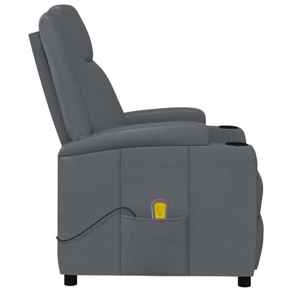 Maison Exclusive - Massage stol Anthracite Similicuir