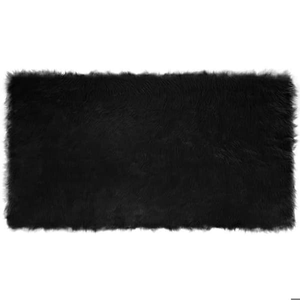 Maison Exclusive - Matta i falsk TAFALLA Svart 60 x 110 cm Polyester