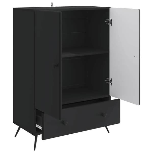 Maison Exclusive - Buffet Sort 66 x 34,5 x 95 cm Ingeniørtræ