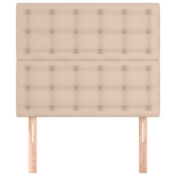 Maison Exclusive - Hovedgærde Cappuccino 90x5x118/128 cm Simililæder Cappuccino