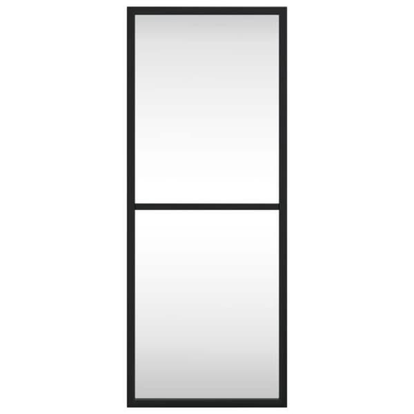 Maison Exclusive - Sort vægspejl 20x50 cm rektangulær jern Svart