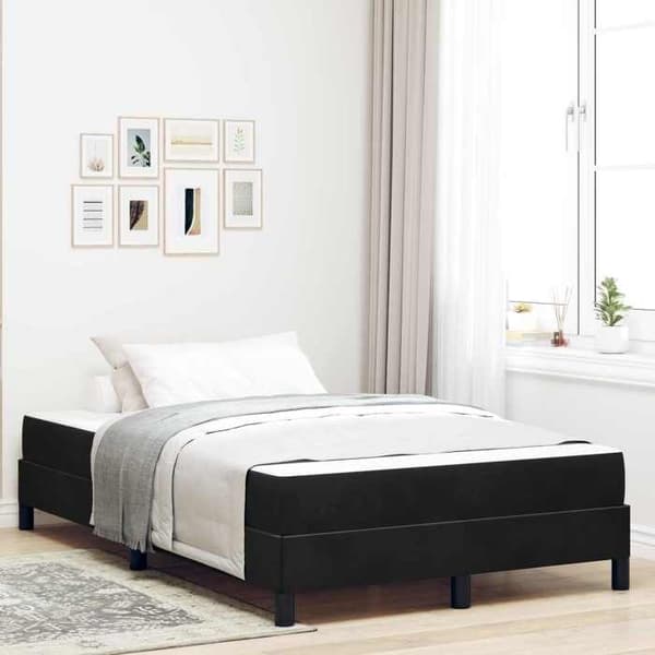 Maison Exclusive - Jousipatja mustalla 120 x 190 cm kankaalla Svart