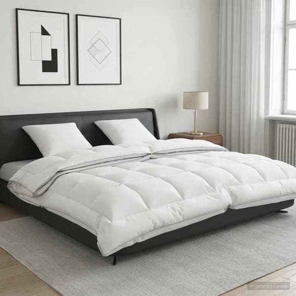 Maison Exclusive - Sängkläder och kudde 3 delar 200x220 cm 4 säsonger