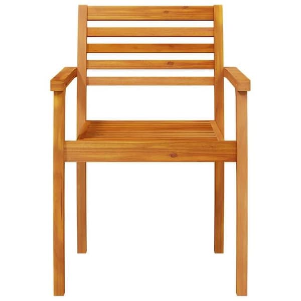 Maison Exclusive - Havestole sæt af 6 59x55x85 massiv akacietræ
