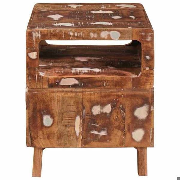 Sideborde - MAISON EXCLUSIVE - Rektangulær rustik - Genbrugstræ - Brun - 40 x 40 x 49 cm brun