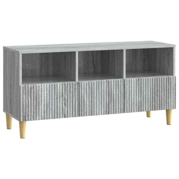 Maison Exclusive - TV-møbel 102 x 34,5 x 50 cm Sonoma grå Ingeniørtræ Sonoma grå