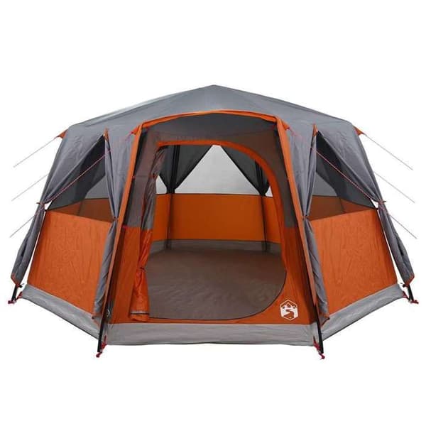 Maison Exclusive - Camping Telt til 6 Personer Grå og Orange