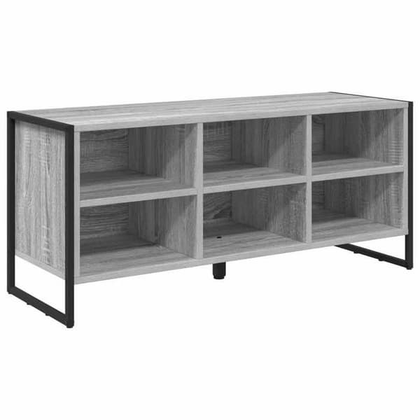 Skoopbevaring - EKSKLUSIV HUS - 100x35x44 cm - Industriel - Grå - Ingeniørtræ