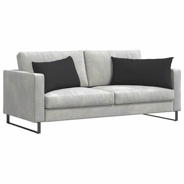 Soffkuddar - EXKLUSIV HEM - 80 x 40 cm (2-pack) - Svart - Polyester - Avtagbara överdrag Svart