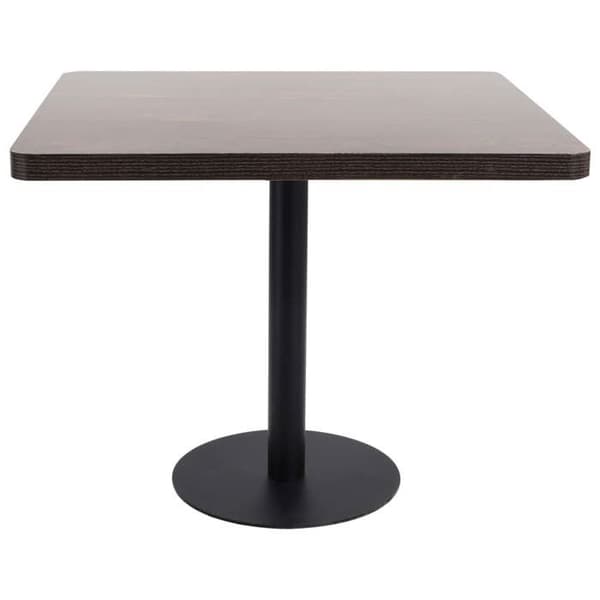 Maison Exclusive - Mörkbrun bistrobord 80x80 cm MDF