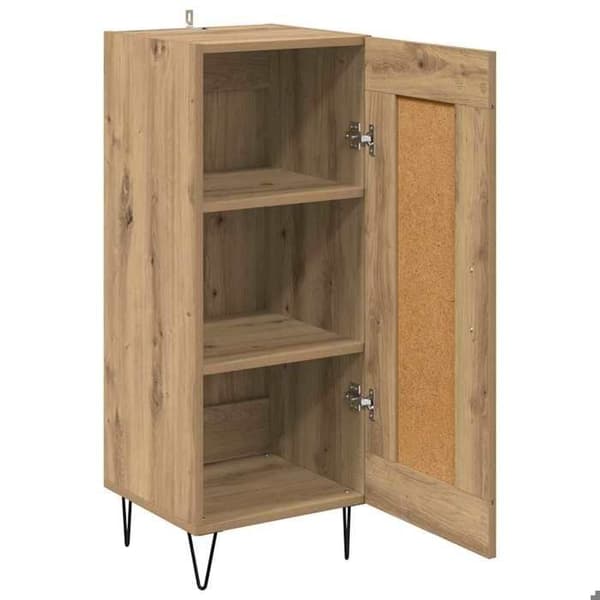 Maison Exclusive - Buffet i håndlavet eg 34,5 x 34 x 90 cm