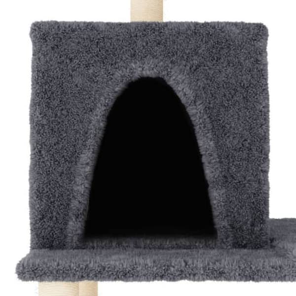 Maison Exclusive - Kattekradse med sisal i mørkegrå 167 cm mörkgrå