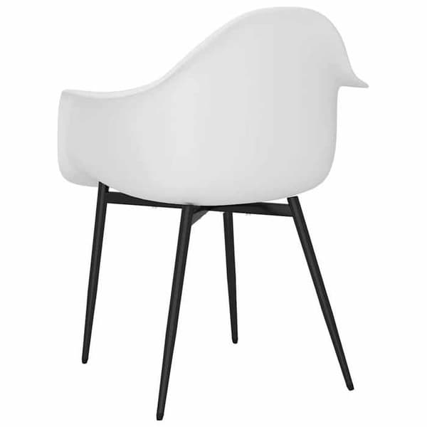 Maison Exclusive - Spisestole sæt af 2 hvid PP