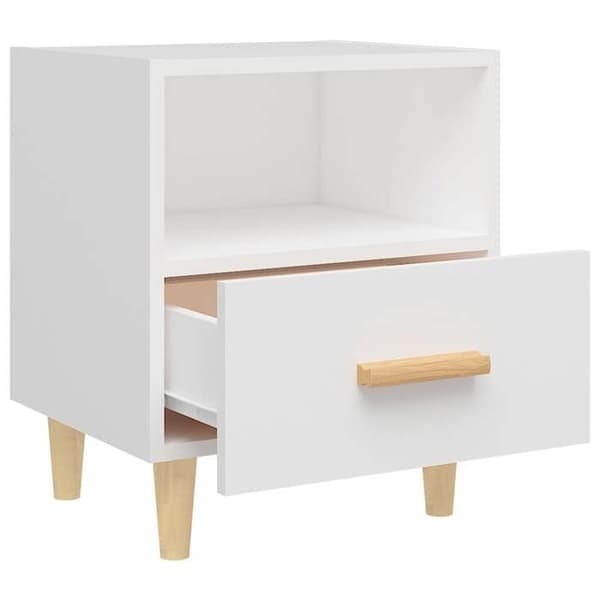 Maison Exclusive - Sängbord 2 st Vit 40x35x47 cm
