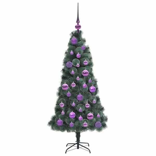 Kunstig juletræ - EKSKLUSIV HUS - Moderne - Forudbelyst LED - USB 5V - Grøn Grön
