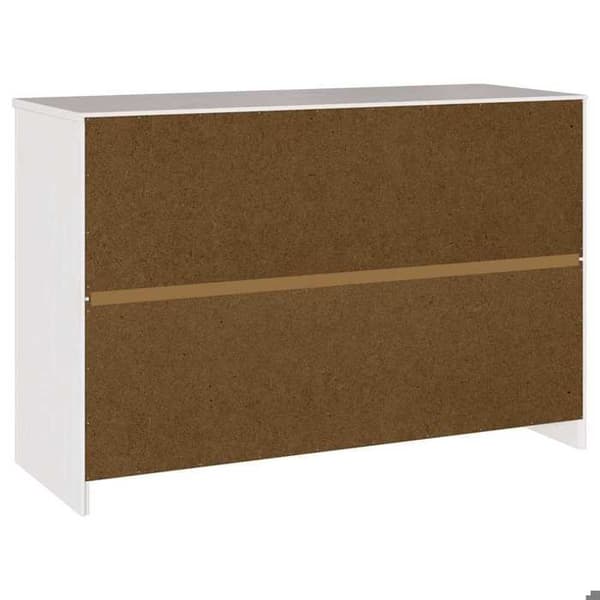 Buffé - EXKLUSIVT HUS - Drammen - massivt trä - vit - 114 x 43 x 75,5 cm Vit