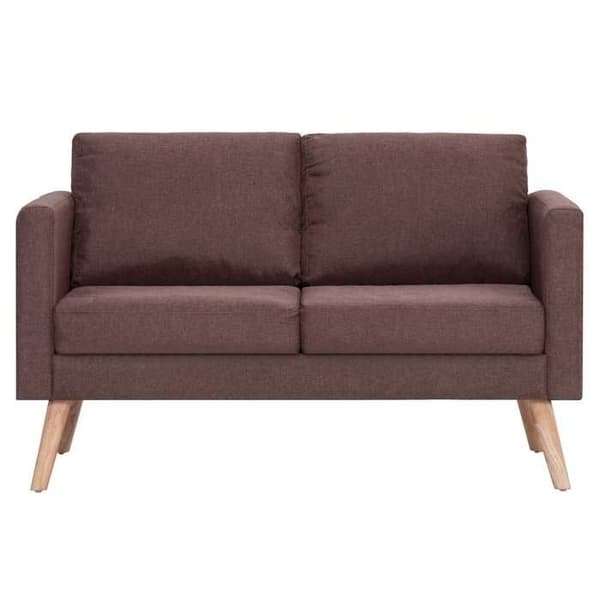 Maison Exclusive - 2-sitssoffa, brunt tyg brun