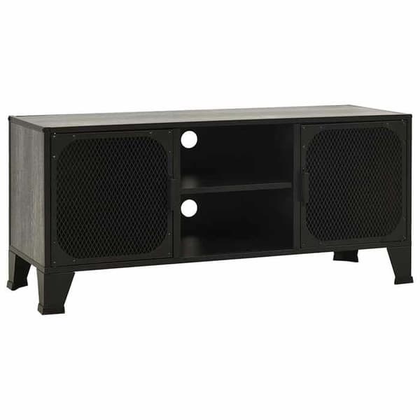 Maison Exclusive - TV Møbel Grå 105x36x47 cm Metal og MDF Grå