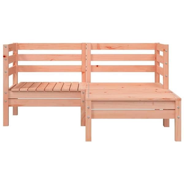 Havemøbel - EKSKLUSIVT HUS - 2 pladser - Massivt Douglas træ - Modulerbar - Fodskammel/bord