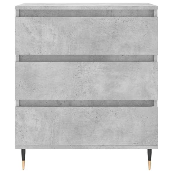 Maison Exclusive - Buffé Grå betong 60x35x70 cm Ingenjörsträ