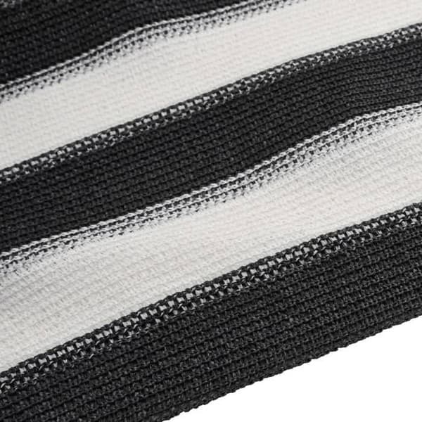 Maison Exclusive - Anthracit- och vit brise-vue 2x25 m PEHD 75 g/m²