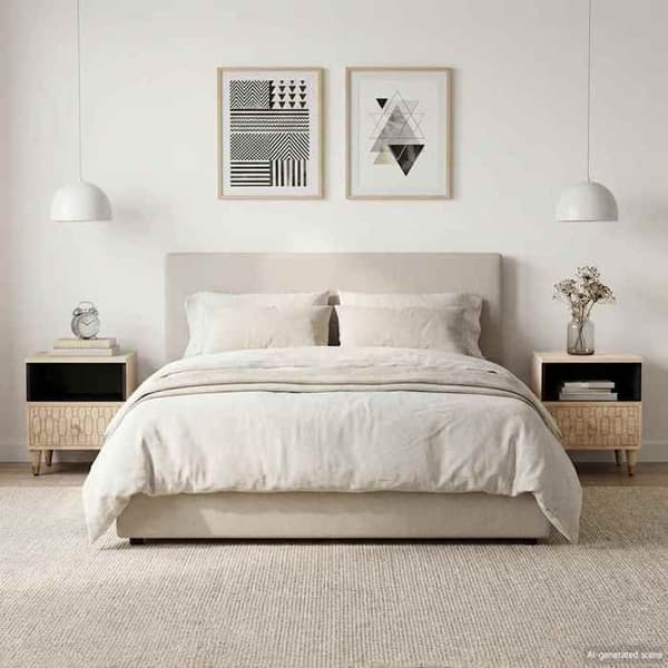 Maison Exclusive - Natborde 2 stk 40x33x46 cm Solid mango træ