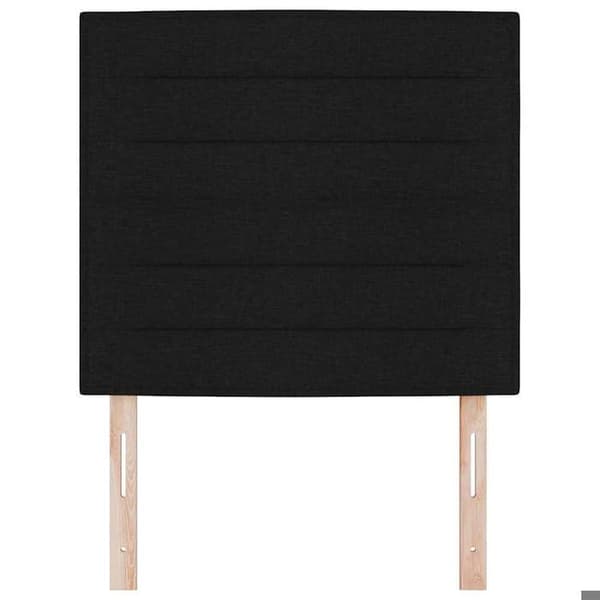 Maison Exclusive - LED-hovedgærde med sorte LED-strips 80 cm stof