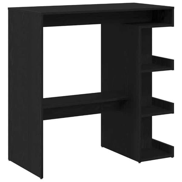 Maison Exclusive - Barbord 100 x 48 x 101,5 cm Ingeniørtræ Sort eg