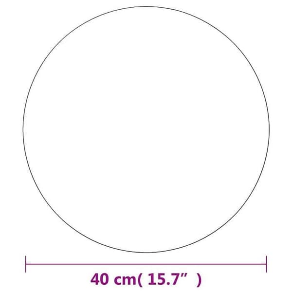 Maison Exclusive - Peilit seinälle 2 kpl 40 cm Pyöreä Lasi
