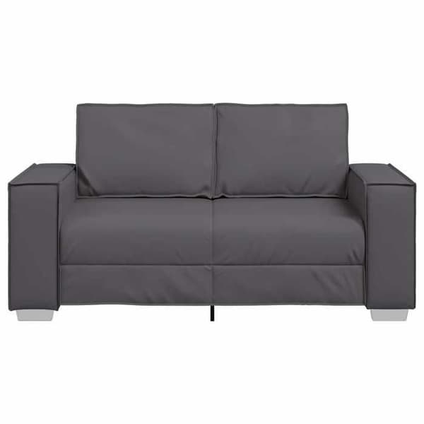 Soffa 2 platser - EXKLUSIV HEM - 160 cm - Grå - Syntetläder - Nutida Grå