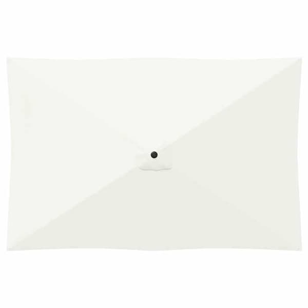 Maison Exclusive - Trädgårdsparasol 200 x 300 cm Polyester Rektangulär Kräm