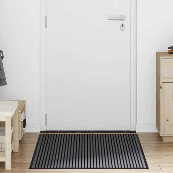 Maison Exclusive - Indgangsmatte Sort 80 x 120 cm Polypropylen